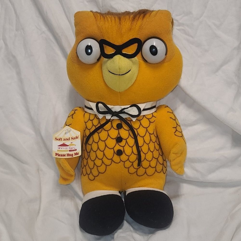 NIB Vintage Wise Owl Peppy Plush Animal Fa…